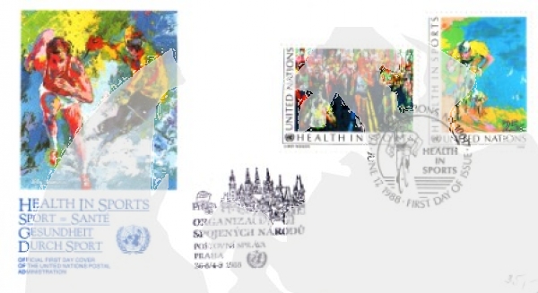 UNO New York FDC 0551 / 0552 ● - 1988